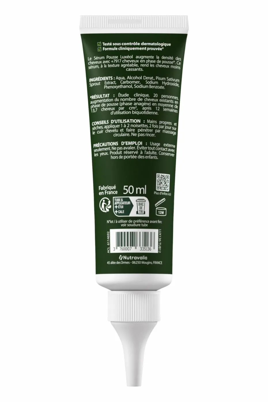 Sérum pousse de cheveux