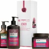 Trio shampoing, masque et sérum réparateurs à la kératine