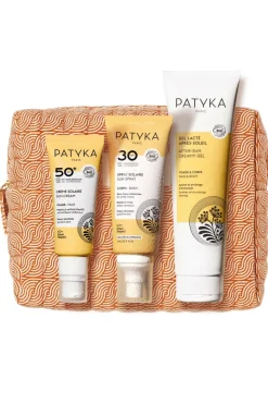 Trousse soins solaires certifiés bio avec la crème solaire visage 40ml offerte