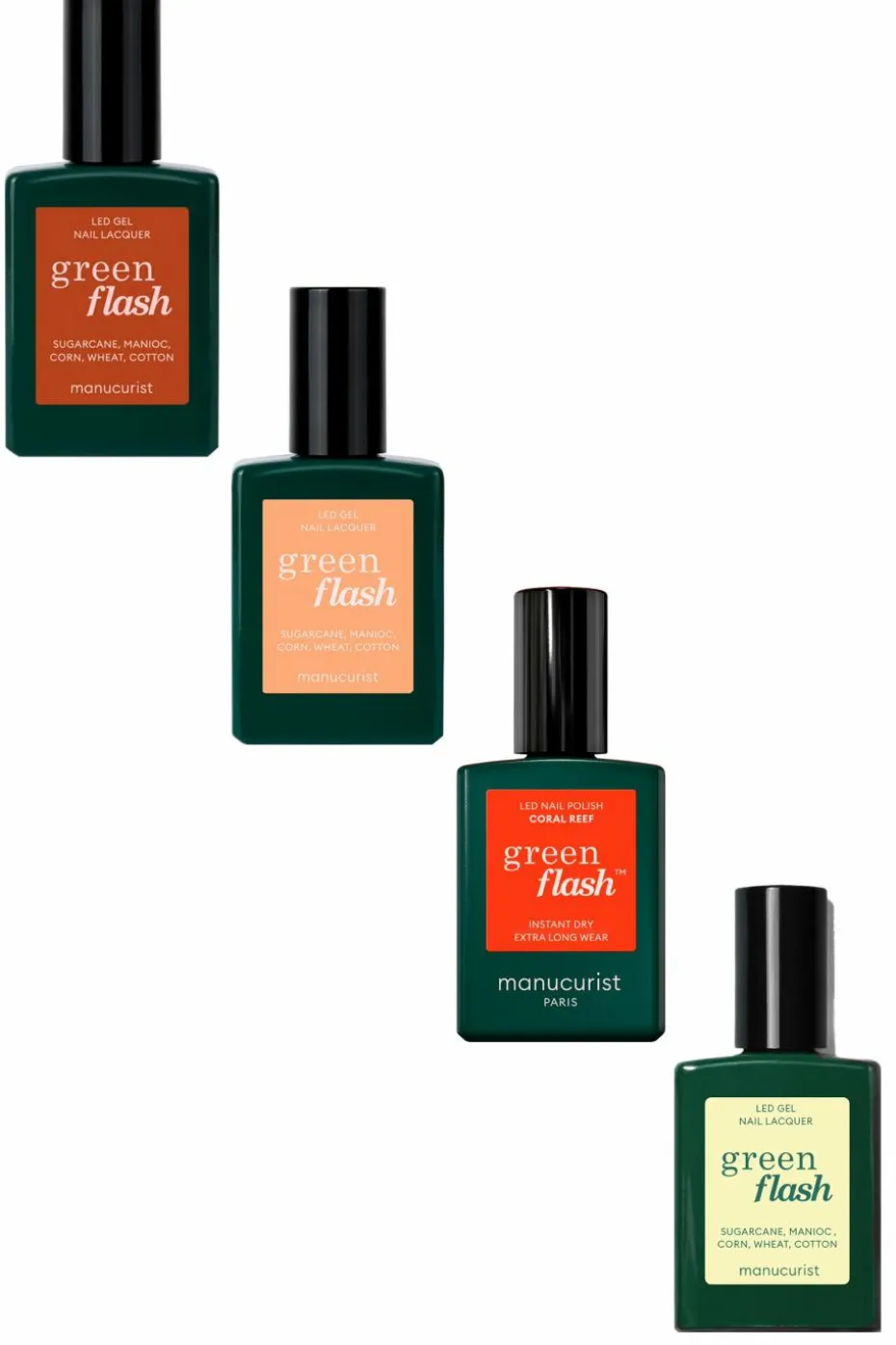 Vernis semi-permanent Green Flash Les jaunes & orange