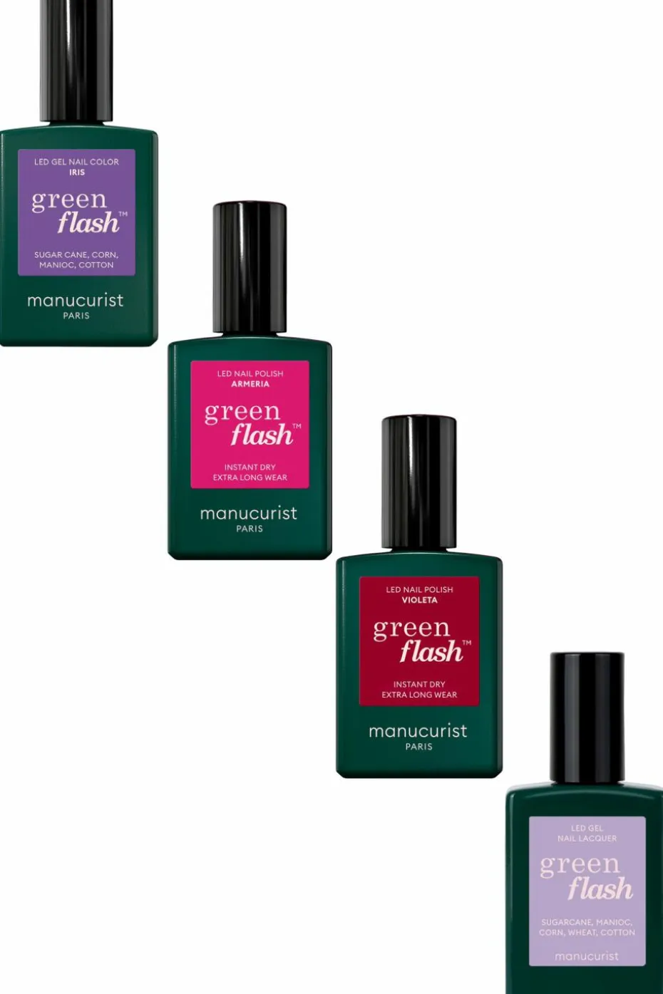 Vernis semi-permanent Green Flash Les violets